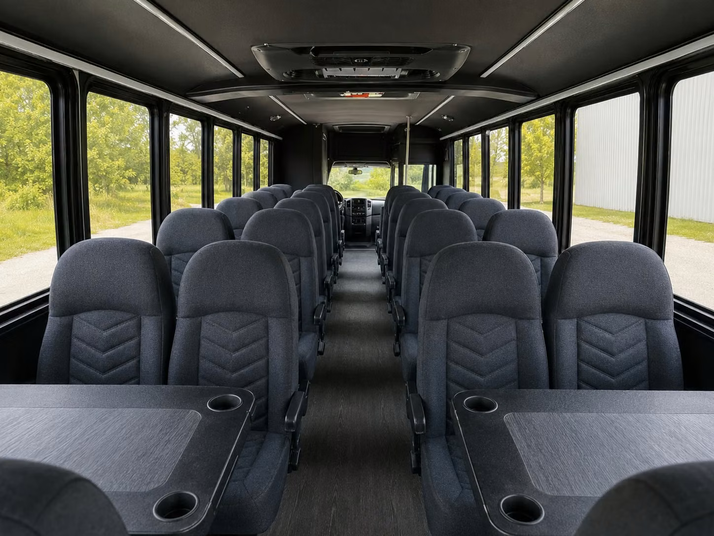 18 passenger minibus inside