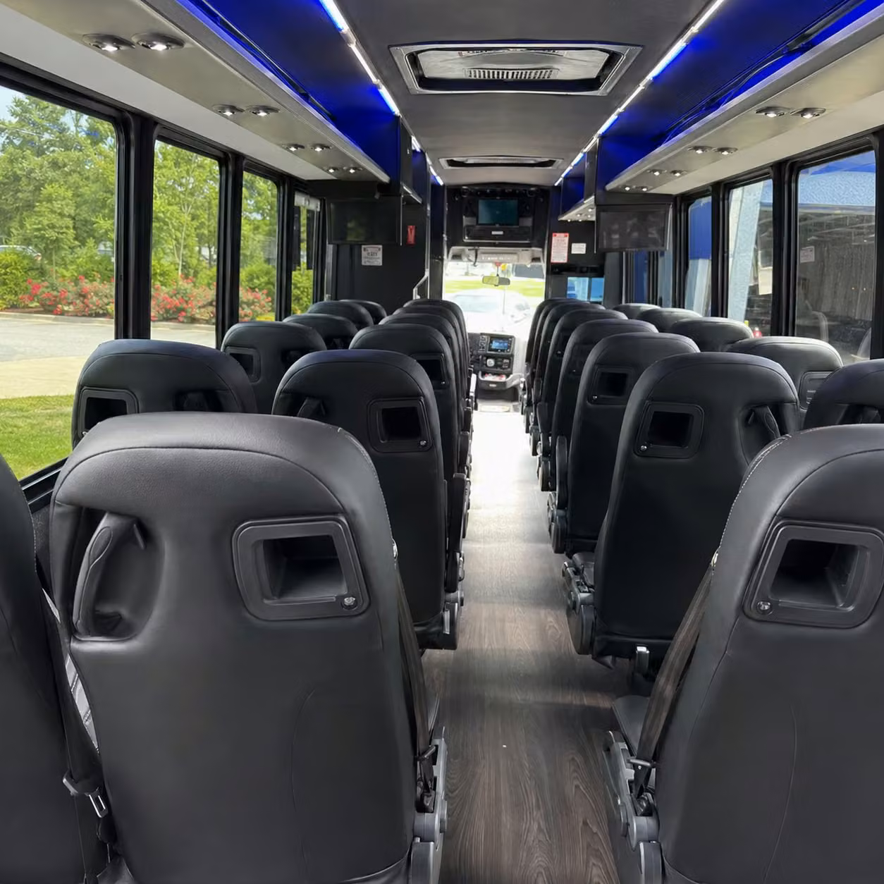 35 passenger minibus inside