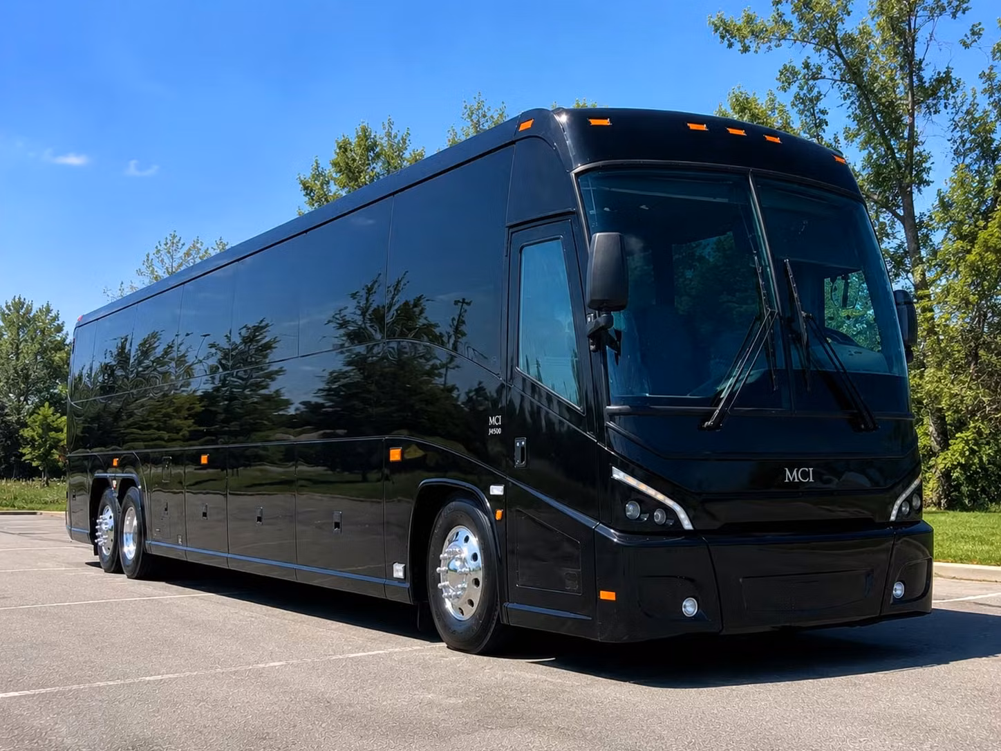 56 passenger charter bus