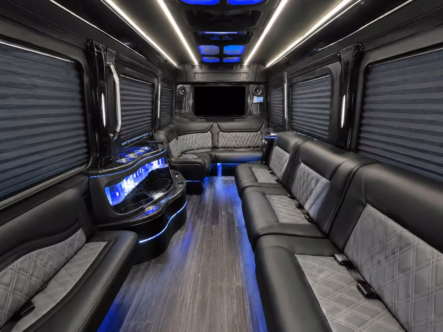 compare church event bus options for redding conferences and special services