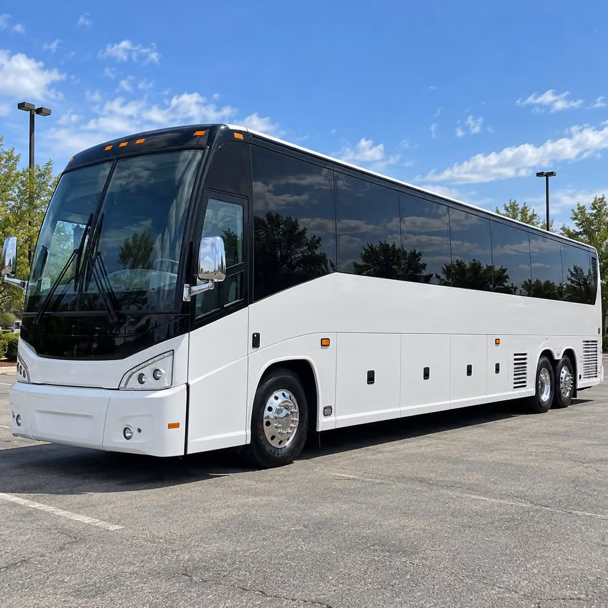 sports team fan charter bus rentals in redding