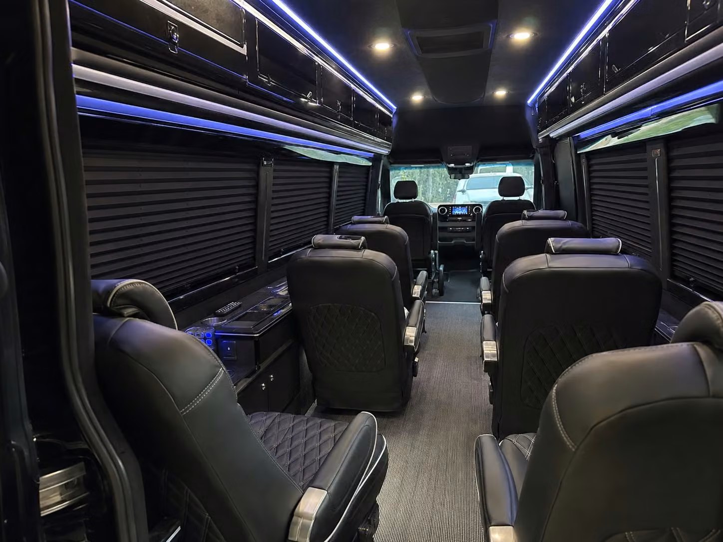 sprinter van with driver interior